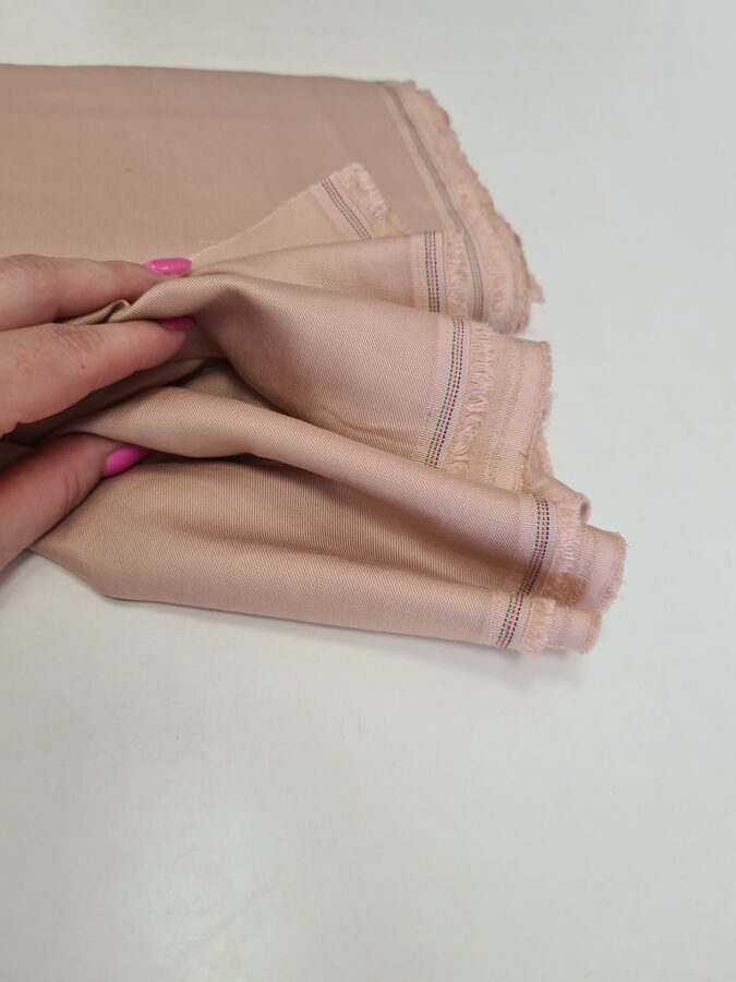 Tencel/linen fabric (Dusty peach)