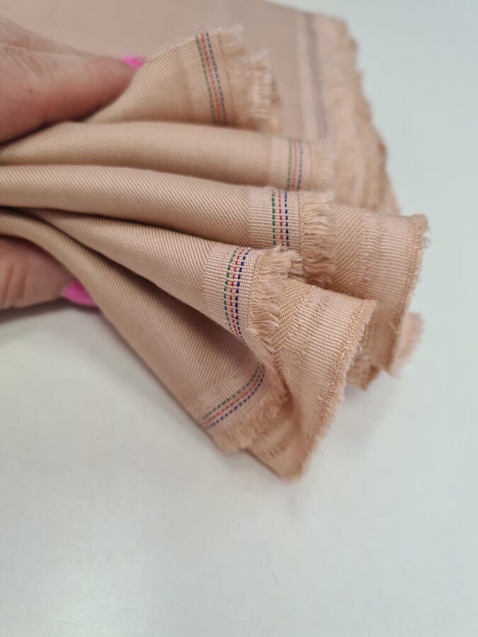 Tencel/linen fabric (Dusty peach)