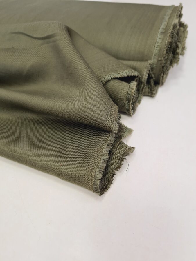 Tencel linen blend (Khaki)