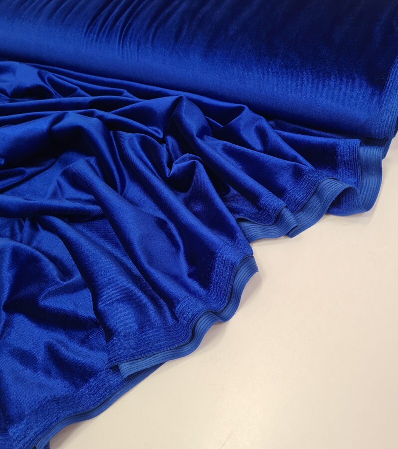 Royal blue velvet