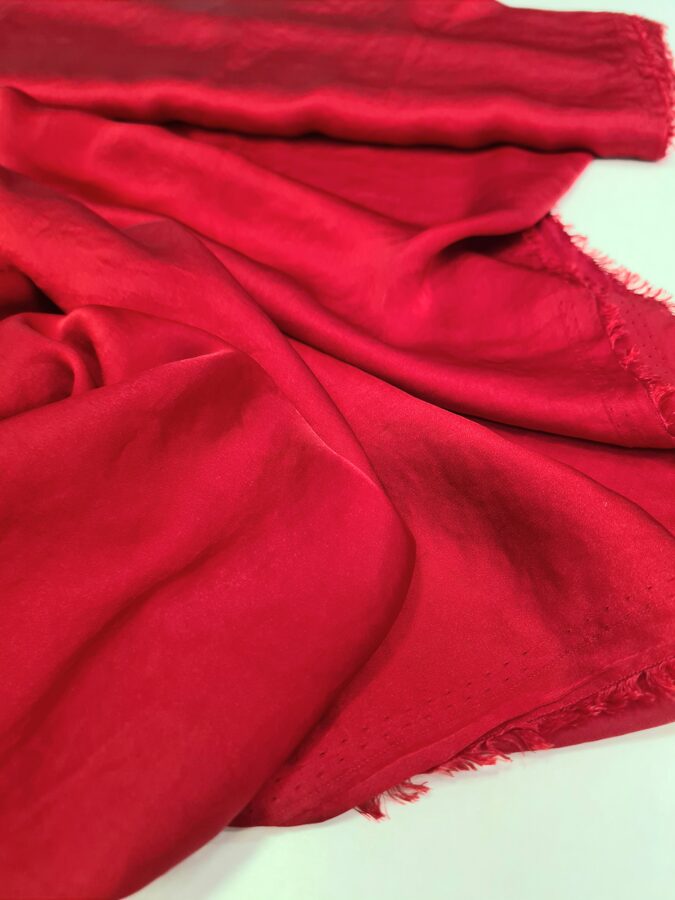 Silky touch fabric (Red)
