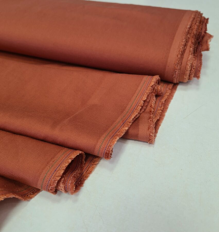 Tencel/linen fabric (Terracota)