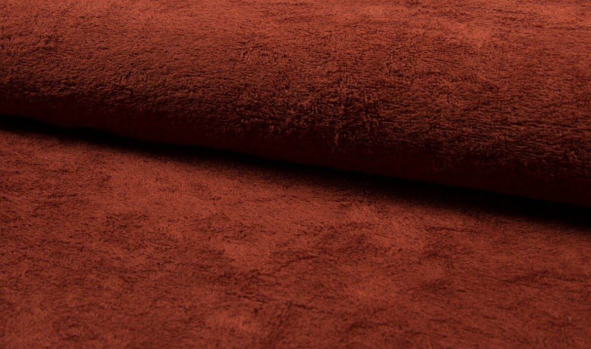 Bamboo Towelling/Terry fabric  (Terracotta)