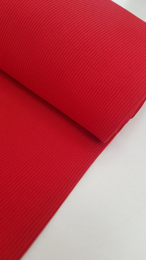 Ribbed Cuff fabric (Red)