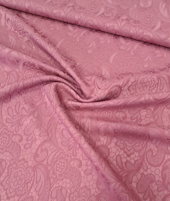 Vecrozā žakards stilizēts ar ziedu un Damasku onamentiem