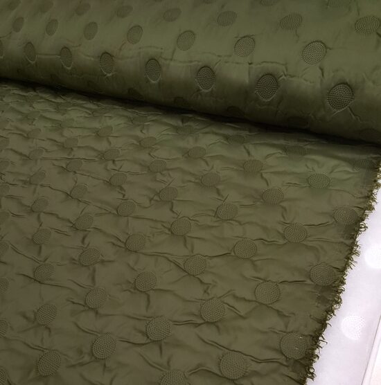 Quilted outerwear fabric (Khaki)