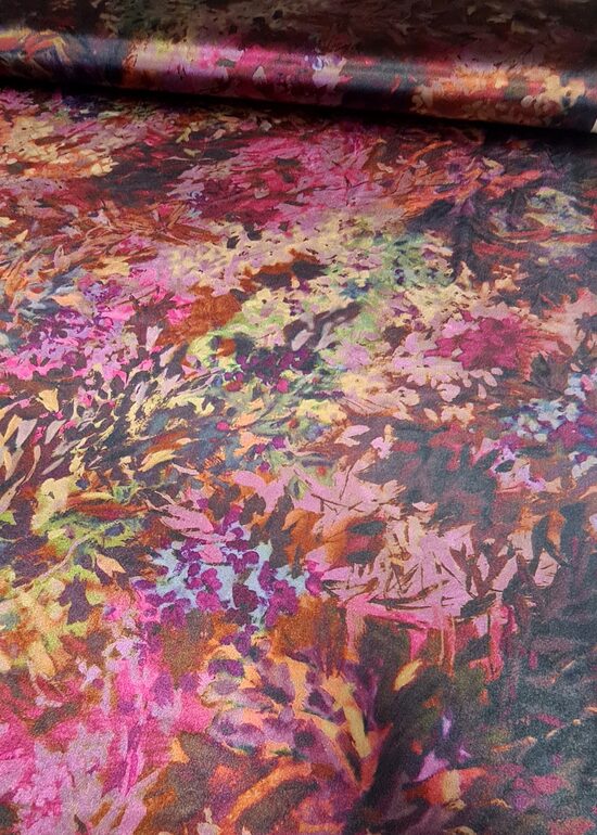 Samts ar košu digitālo apdruku