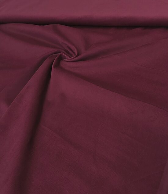 Smalkais kokvilnas velvets (Bordo)