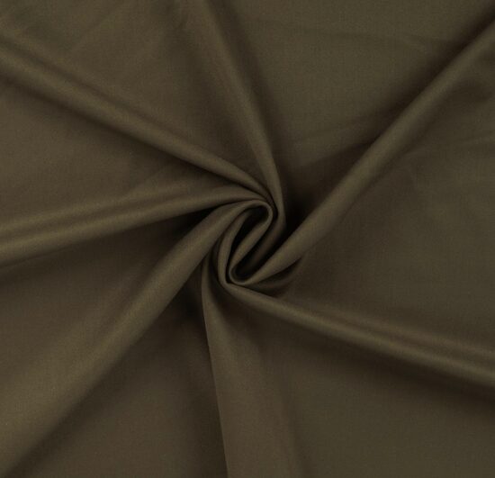 Khaki suit fabric with a matte sheen