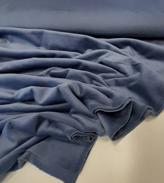 Stretch Velour (Denim blue)