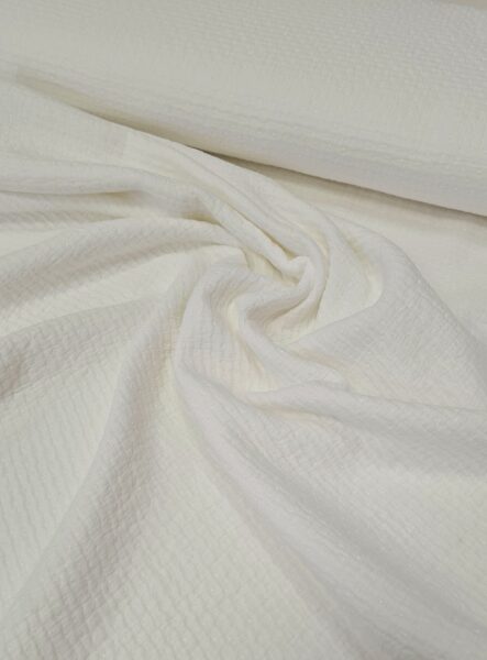 Crinkle dobby cotton (Off white)